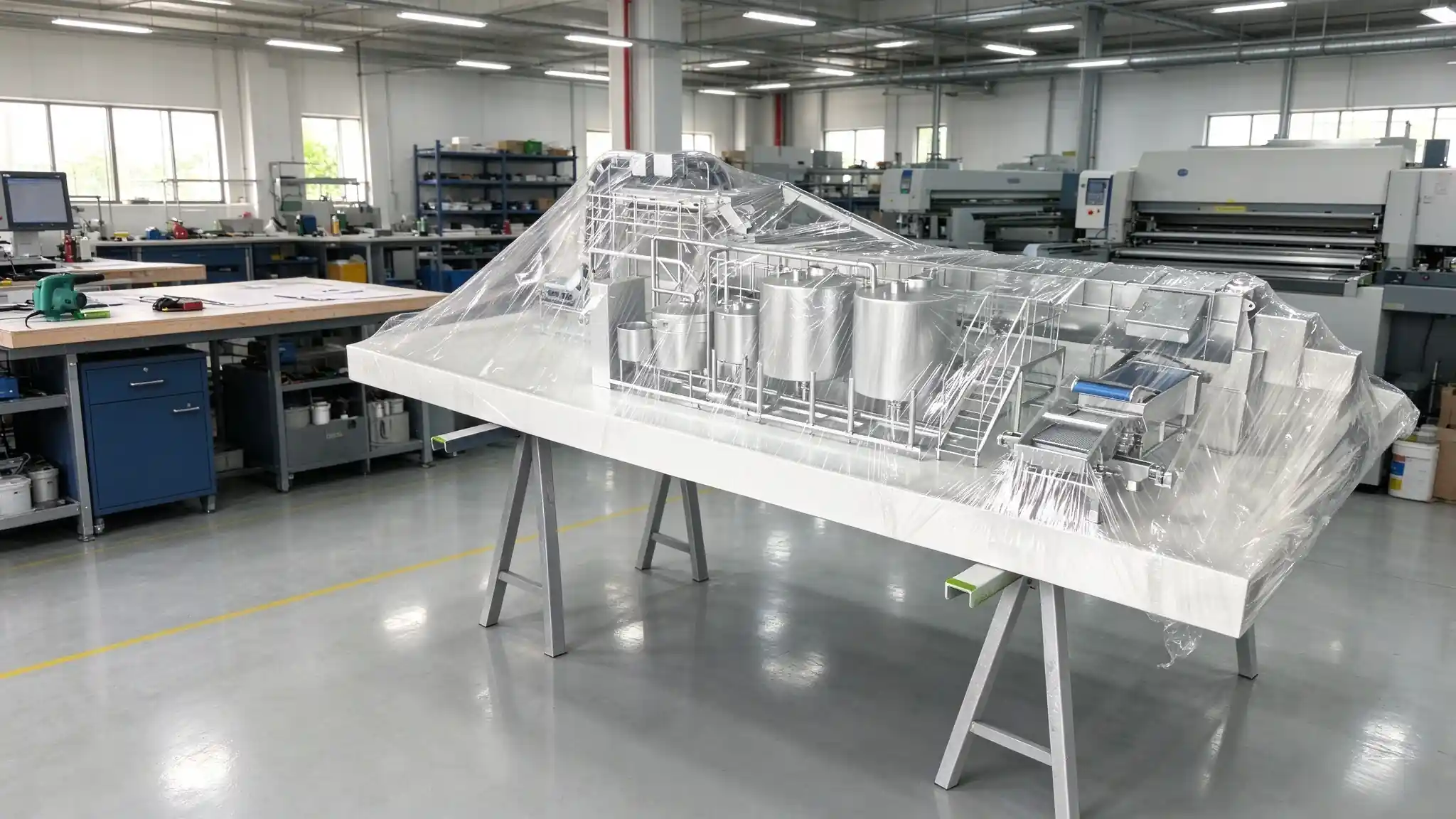 In-house manufacturing workshop of Jiaheng Scale Models for custom scale & display models